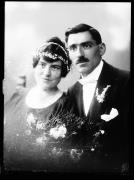 Ripresa in studio. Ritratto di gruppo di un uome e una donna