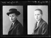 Ripresa in studio. Due ritratti di un uomo, con e senza cappello