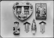 Ripresa di un oggetto. Sei termometri in legno