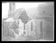 Außenaufnahme. Ruinen des Bozner Doms