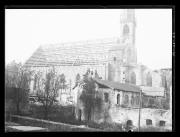 Ripresa in esterno. Ricostruzione del tetto del duomo di Bolzano