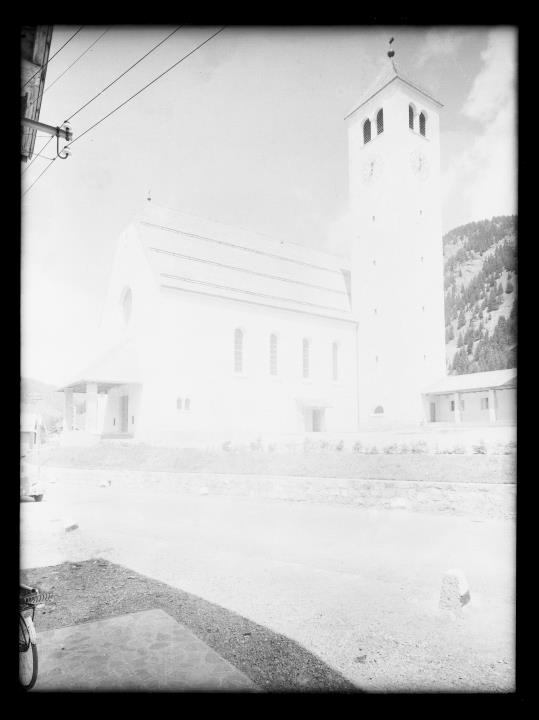 Außenaufnahme. Pfarrkirche von Reschen