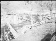 Ripresa in esterno. Cantiere di un ponte