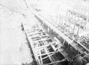 Ripresa in esterno. Cantiere di un ponte