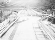 Ripresa in esterno. Cantiere di un ponte