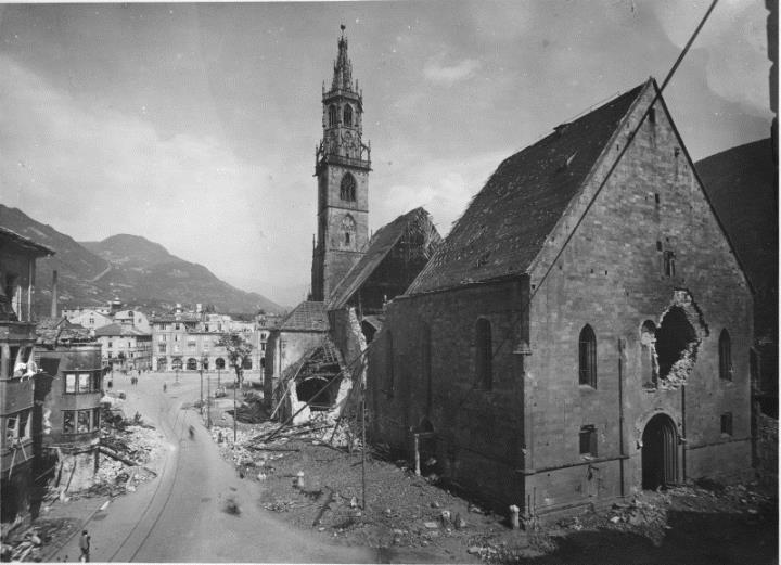 bombardamento (Positivo) di Fotostudio Waldmüller (1943/01/01 - 1948/12/31) <br>Diritti: Copyright Ufficio Film e media, Provincia autonoma di Bolzano - Alto Adige