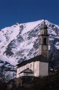 chiesa di Celentino con Monte Vioz