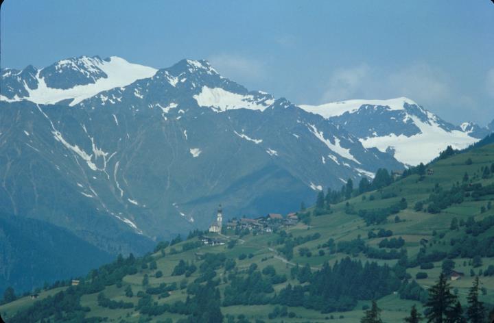 Telfes mit Stubaier Alpen