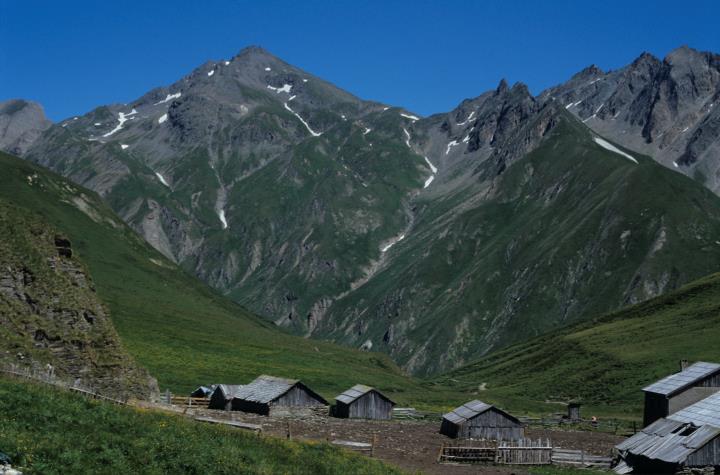 Labeseben Alm mit Wurmaulspitze