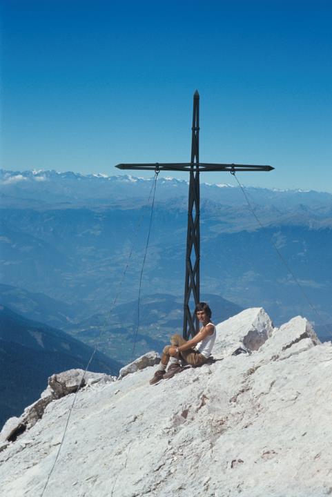 croce di vetta in cima alla Furchetta
