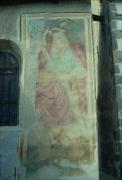 Affresco sulle mura di una chiesa a Tre Chiese (Barbiano)