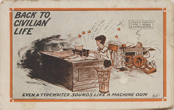 donna (Positivo) (1922/01/01 - 1922/12/31) <br>Diritti: Copyright Museo delle macchine da scrivere Peter Mitterhofer