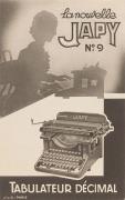 macchina da scrivere (Positivo) di Japy Frères S. A.