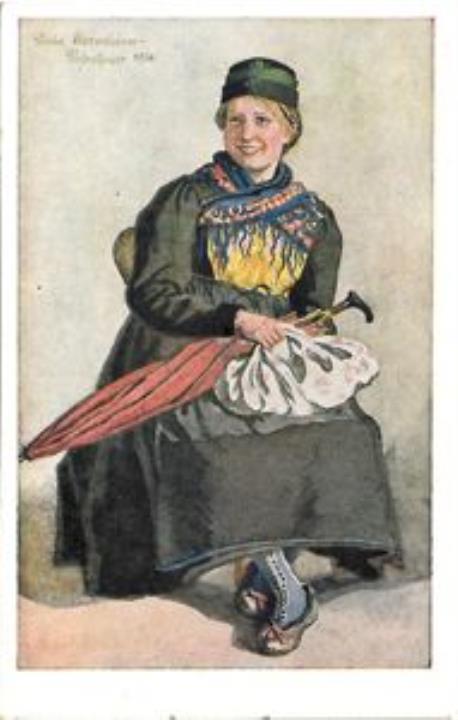 costume tradizionale (Positivo) di Amonn, Johann F.,Tiefenthaler, Paula (1920/01/01 - 1920/12/31)