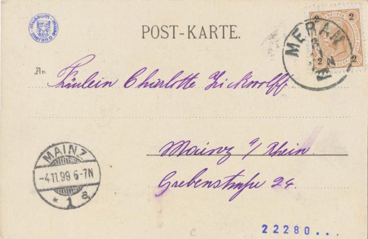 Straße (Positivo) di Würthle & Sohn (1887/01/01 - 1899/12/31) <br>Diritti: Palais Mamming Museum